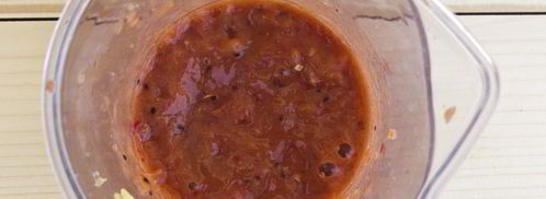 молочный коктейль с апельсином, киви и клубникой. Шаг 5