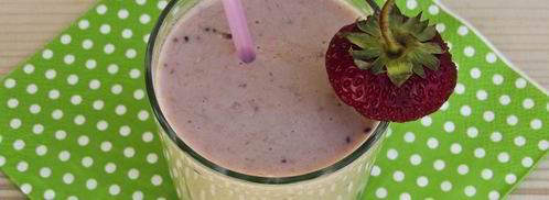 молочный коктейль с апельсином, киви и клубникой. Шаг 8