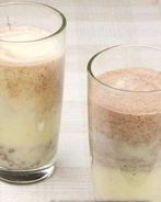 Молочный коктейль с бананом и шоколадом