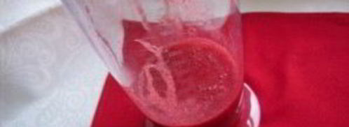 молочный коктейль с клубникой. Шаг 3