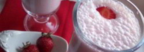 молочный коктейль с клубникой. Шаг 6