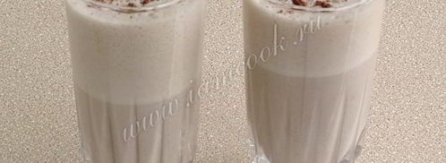 молочный коктейль с коньяком и шоколадным пудингом. Шаг 9