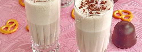 молочный коктейль с коньяком и шоколадным пудингом. Шаг 10