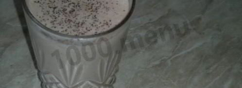 шоколадный молочный коктейль с бананом. Шаг 14