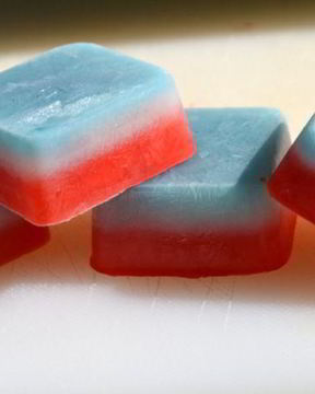 Цветной лед для молочных коктейлей