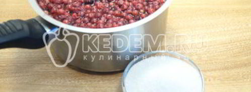 брусничный морс с мятой. Шаг 4