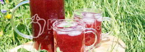 брусничный морс с мятой. Шаг 7