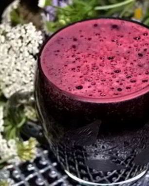 Черничный морс