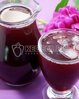 Домашний морс из замороженных ягод