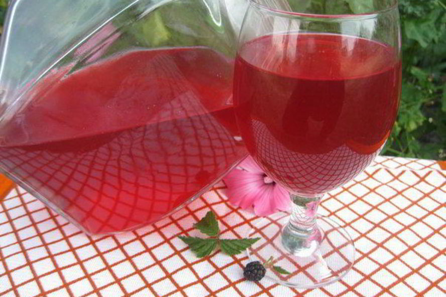 Рецепт ежевичного морса