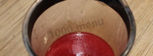 клубничный морс из клубники. Шаг 14