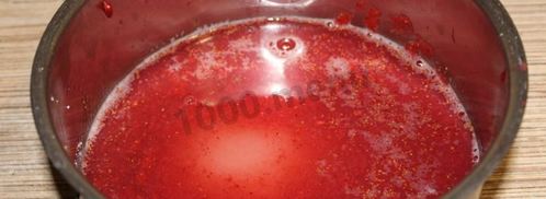 клубничный морс из клубники. Шаг 9