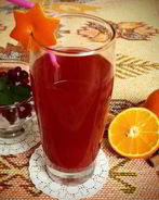 Клюквенно-апельсиновый морс