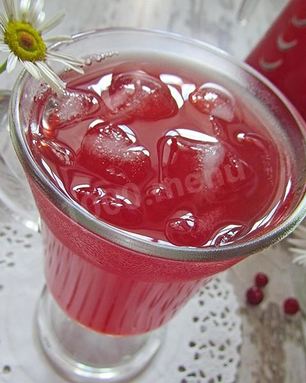 Клюквенный морс в мультиварке