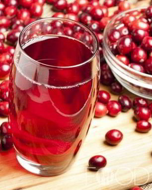 Морс из брусники