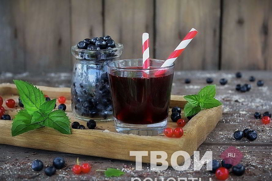 Рецепт морса из черники