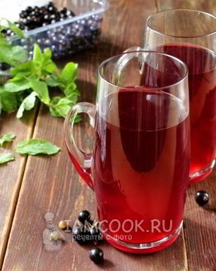 Морс из черной смородины