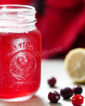 Морс из замороженной клюквы и брусники