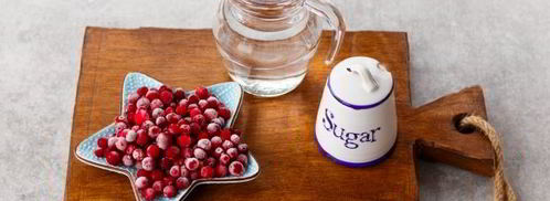 морс из замороженной клюквы. Шаг 3