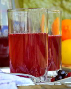 Морс клюквенно-смородиновый