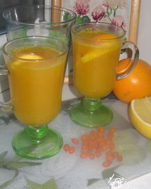 Облепихово-цитрусовый морс