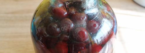 вишневая наливка на водке. Шаг 3