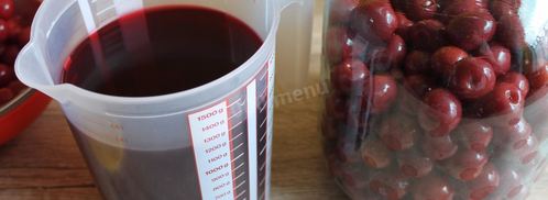 вишневая наливка на водке. Шаг 5