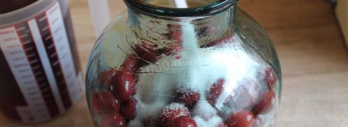 вишневая наливка на водке. Шаг 6