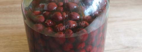 вишневая наливка на водке. Шаг 8