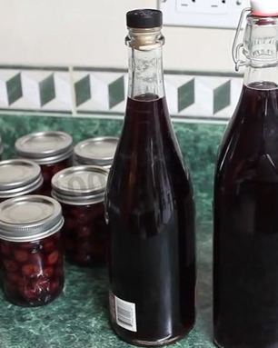 Домашняя настойка на вишне на самогоне