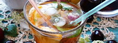 безалкогольная сангрия на зеленом чае. Шаг 7