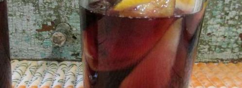 газированная сангрия с минералкой. Шаг 9