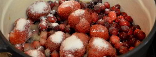 клюквенный соус сангрия. Шаг 3