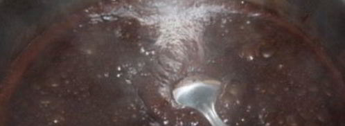 сироп шоколадный. Шаг 5