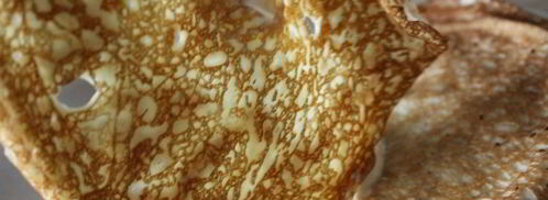 сладкие блинчики на сметане и сывороточном коктейле мажитэльк завтраку. Шаг 8