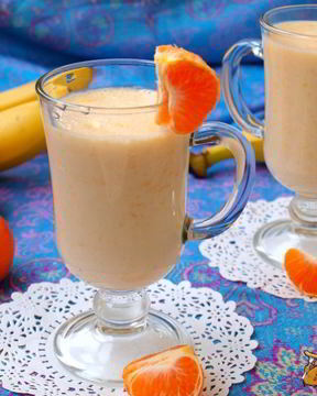Бананово-мандариновый смузи
