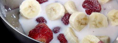 клубнично-банановый смузи. Шаг 4