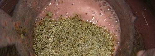 малиновый смузи-боул. Шаг 6