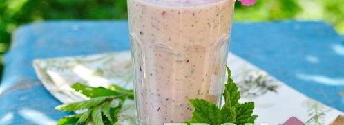 смузи из черной смородины и мяты. Шаг 5