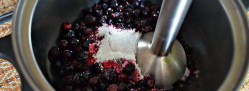 смузи из черной смородины, овсяных хлопьев и киноа. Шаг 4