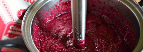 смузи из черной смородины, овсяных хлопьев и киноа. Шаг 6