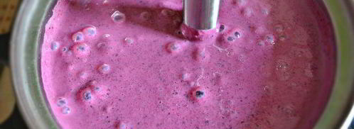 смузи из черной смородины, овсяных хлопьев и киноа. Шаг 7