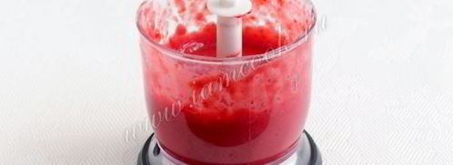 смузи из персика и малины. Шаг 8