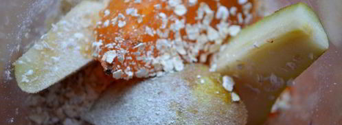 смузи с хурмой и грушей. Шаг 4