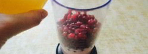 смузи с клюквой. Шаг 5