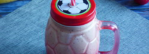 смузи с овсянкой, бананом и клубникой. Шаг 5