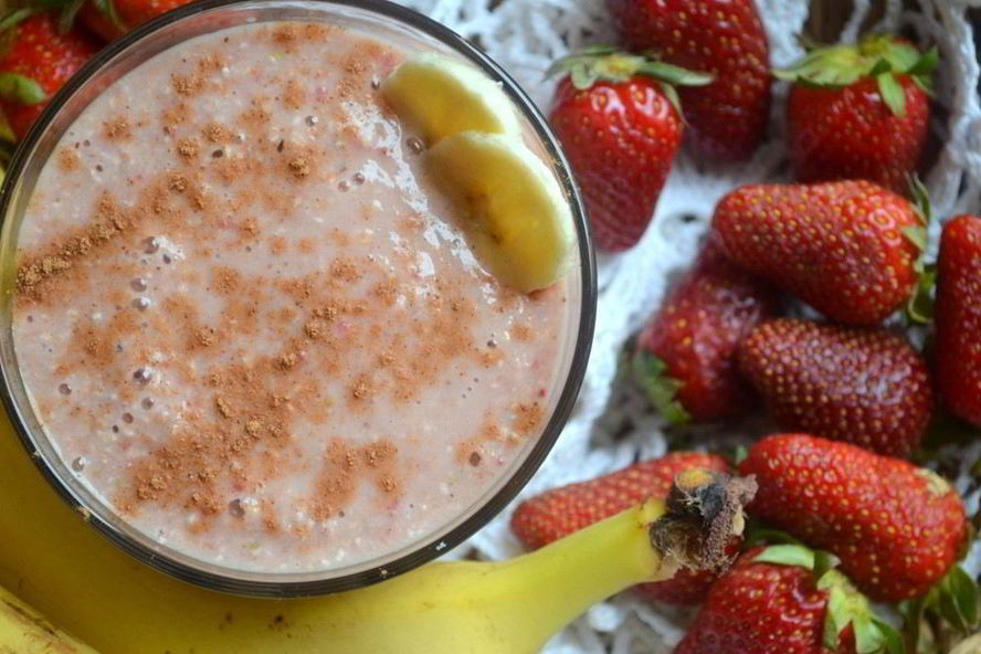 Рецепт смузей со свежей клубникой