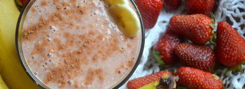 смузи со свежей клубникой. Шаг 6