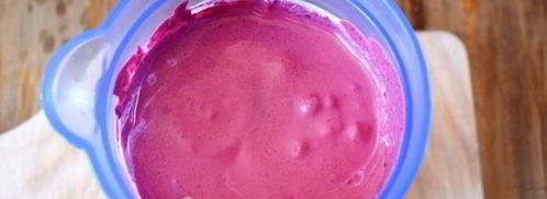 творожный смузи с черникой и простоквашей. Шаг 9