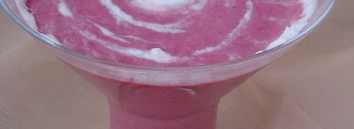 вишневый смузи с йогуртом и овсяными хлопьями. Шаг 6